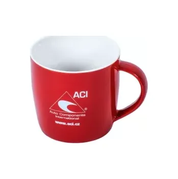 Sklenice * sklenice (370 ml) červená s logem ACI