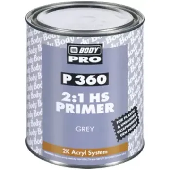 Autolak HB BODY fill 360 (2:1) plnič šedý 1L