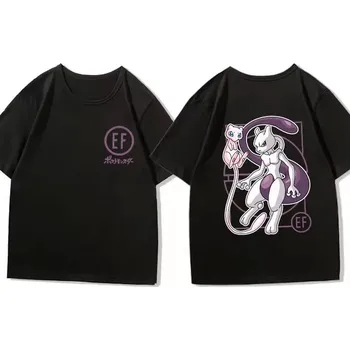 Dámské tričko Pokémon Trička pro děti i dospělé "Pokémon" Varianty: Mewtwo vývoj, černá, Velikosti: L