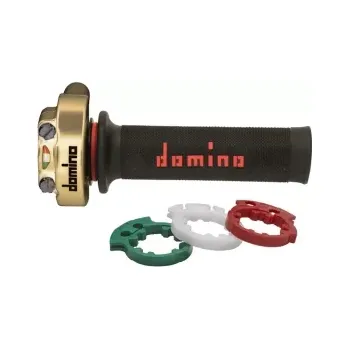 závodní rýchloplynová páčka XM2 s gripem (road) Aprilia/Ducati/Honda/Yamaha, DOMINO (sada)