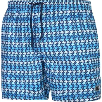 Pánské plavky Koupací šortky - plavky se vzorem (rybičky) - v nadměrné velikosti 3537