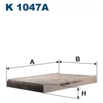 Kabinový filtr FILTRON Kabinový filtr K 1047A