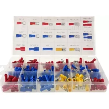 Elektroinstalační krabice AMIO elektrické svorky/koncovky mix, krabice 250 ks