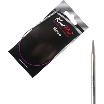 Jehlice Kruhové kovové jehlice KnitPro Nova 25 cm 3,25 mm