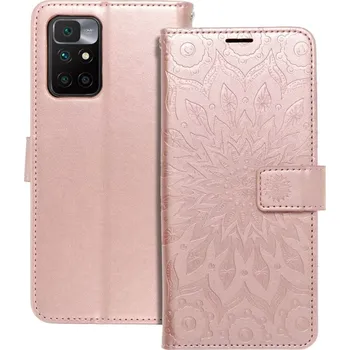 Pouzdro na mobilní telefon Pouzdro Forcell Mezzo Book Xiaomi Redmi 10 2022 Mandala Růžové