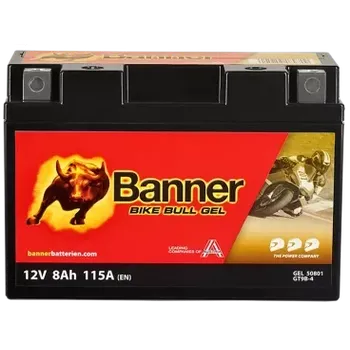 Motobaterie Banner Bike Bull GEL 50801 12V 8Ah 115A GT9B-4