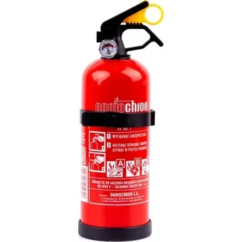 Hasicí přístroj AMiO Práškový hasicí přístroj ABC s manometrem a věšákem, 1 kg