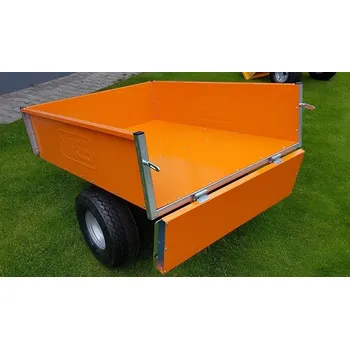 Přívěs Vares Vozík TR 220S–POZINK PLUS+, prachotěsné náboje kol, profi lovaný nosník korby tl.3mm