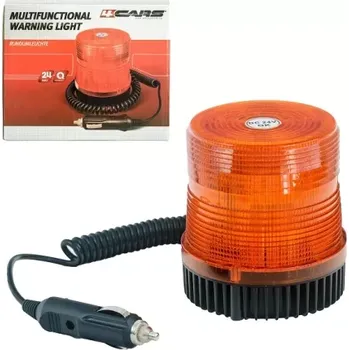 Autožárovka 4CARS Vícefunkční výstražné světlo 24V - xenon, magnetické