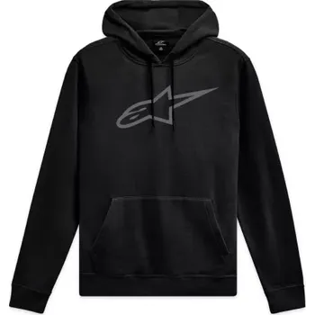 Pánská mikina mikina AGELESS HOODIE 3, ALPINESTARS (černá/šedá, vel. S)