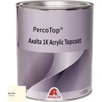 barva na kov Akrylátová 1K barva Axalta RAL 1013 5°lesku stupeň lesku Pololesk