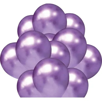 Balónek balonky.cz Chromové balónky - fialové 20 ks 30 cm