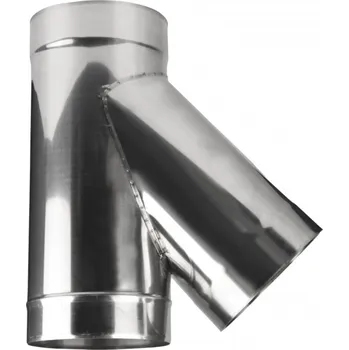 Kouřovod PRODMAX 80 T-kus 45° /0,6mm nerez