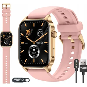 Hodinky SKVĚLÉ CHYTRÉ HODINKY s MENU v PL, VODĚODOLNÉ IP68, MĚŘENÍ TEPU, TLAKU a KYSLÍKU