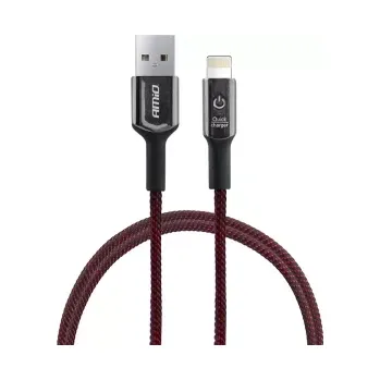 Datový kabel AMIO kabel USB+Apple lightning 100cm FullLINK UC-10