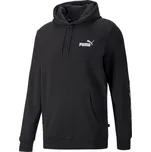 PUMA Pánská mikina s páskou Essentials+ PUMA Black S ČERNÁ