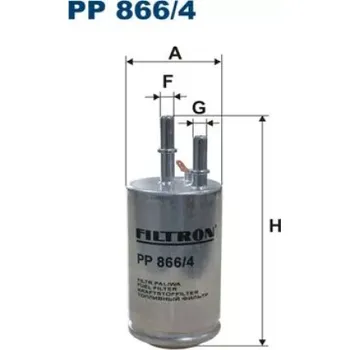 Palivový filtr FILTRON Palivový filtr PP 866/4