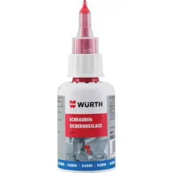Průmyslové lepidlo WURTH Těsnicí hmota pro zajištění šroubů 50 ml