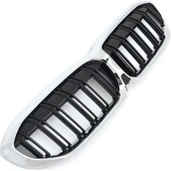 Tuning PROTEC Přední maska BMW 3 G20 G21 2019-2022 CHROM+ČERNÁ