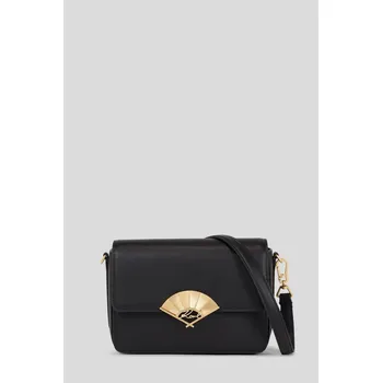 Kabelka CROSSBODY KARL LAGERFELD K/SIGNATURE FAN MD CROSSBODY BLACK