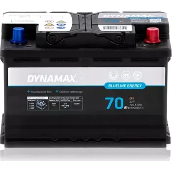 Autobaterie DYNAMAX ENERGY BLUELINE 70 EFB 12V 70AH 640A