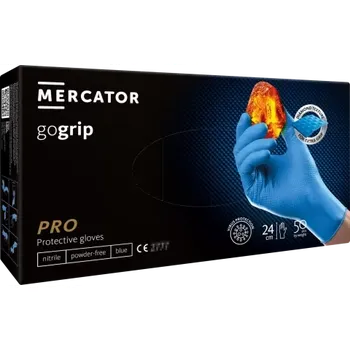 MERCATOR GOGRIP Nitrilové Pracovní Rukavice PRO BLUE M 50 ks