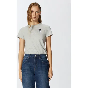 Pánské tričko PINKO BUSSOLOTTO JERSEY PATCH LOGO TRIČKO I42 Velikost: M