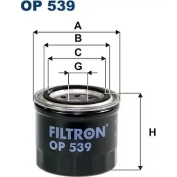 Filtr do auta FILTRON Olejový filtr OP 539