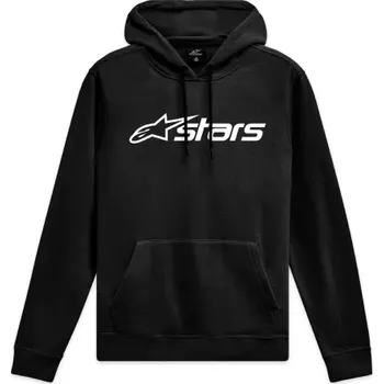 Pánská mikina mikina BLAZE HOODIE 3, ALPINESTARS (černá/bílá, vel. L)