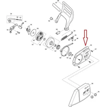 Auto-moto Dolmar 130213190 - Krycí plech pod řetězku PS 6100