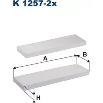 Kabinový filtr FILTRON Kabinový filtr K 1257-2x