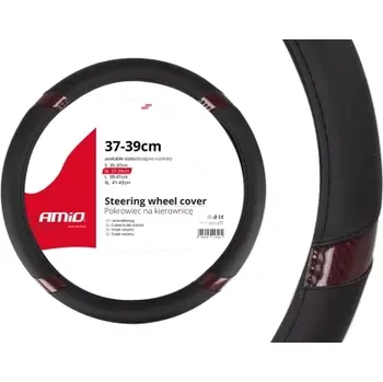 Autodoplněk AMIO potah volantu SWC-19-M (37-39cm)