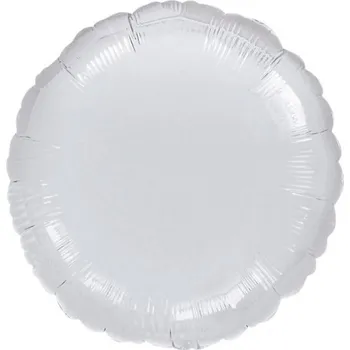 Balónek Amscan Balónek fóliový kruh stříbrný Metallic