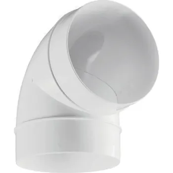 Ventishop UK-OS-100/90 oblouk plastový 90° pro kruhové potrubí