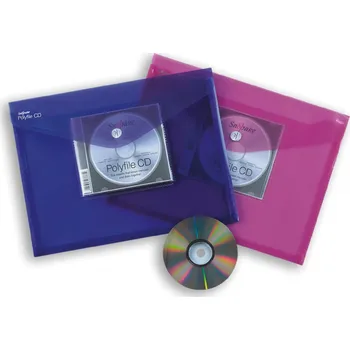 Obálka Obálka se suchým zipem Snopake Electra, s kapsou na CD, A4, PP, mix barev