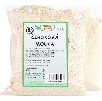 Mouka IPJ NATUR s.r.o. Mouka čiroková hladká 500g ZP bez lepku 999