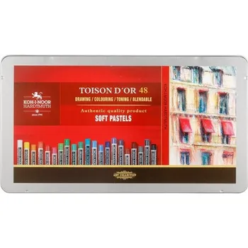 Souprava prašných uměleckých kříd - 48 ks - 8536