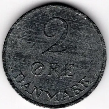 DÁNSKO. 2 öre 1969. KM-840.2.