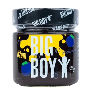 Fitness strava Big Boy Borůvkový džem s xylitolem - 220g