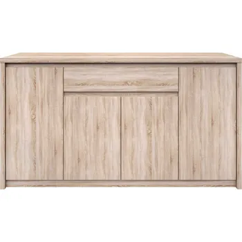 Komoda Čtyřdveřová komoda NETRON dub sonoma