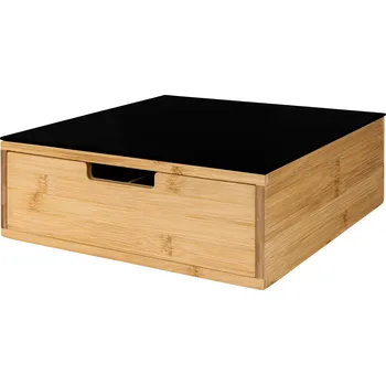 Úložný box LIVARNO home Box se zásuvkou s přihrádkami (černá)