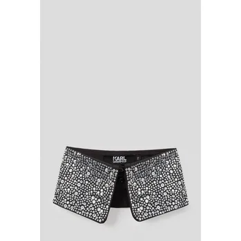 Dámská košile LÍMEC KARL LAGERFELD HUNS PICK SATIN COLLAR BLACK