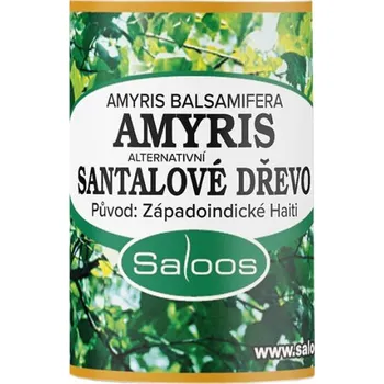 Vůně do bytu Saloos Amyris alternativa santalové dřevo 50ml