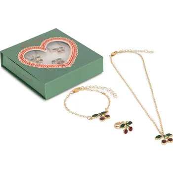 Souprava šperků Konges Slojd Dětská souprava bižuterie Cherry Konges Sløjd Jewelry Set