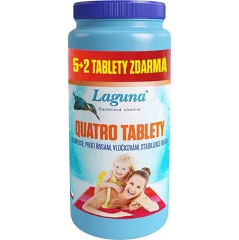 Bazénová chemie Multifunkční tablety pro chlorovou dezinfekci bazénové vody LAGUNA 4v1 Quatro 1,4kg
