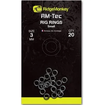 RidgeMonkey Kroužky RM-Tec Rig Rings - 3 mm