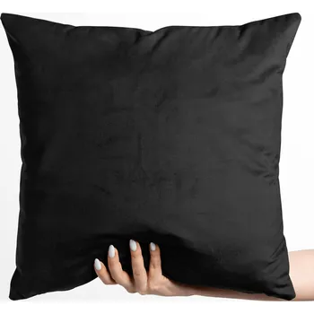 Povlak na polštářek Sametový povlak na polštář Velvet Premium SVP-014 Černozelený 40 x 40 cm