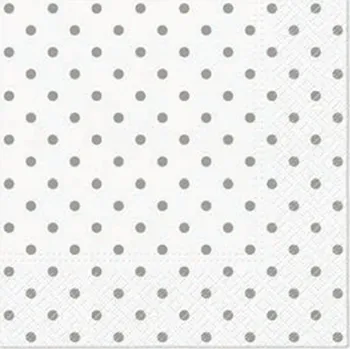 Papírový kapesník Ubrousky 20ks Basic dots 33x33 cm 105 gram