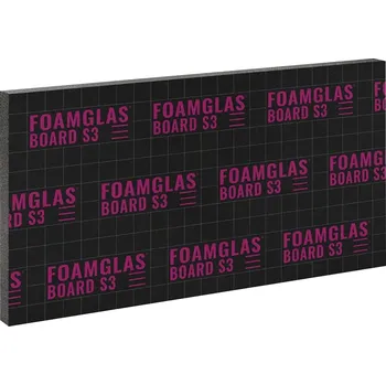 Tepelná izolace FOAMGLAS Board S3 Izolační pěnové sklo - 120 mm, 1200 mm x 600 mm - Bal: 1,44 m2 (2 ks)