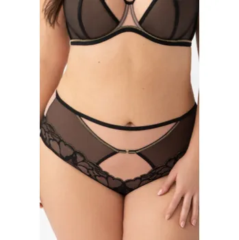 Kalhotky K759 KALHOTKY SAANVI černá M